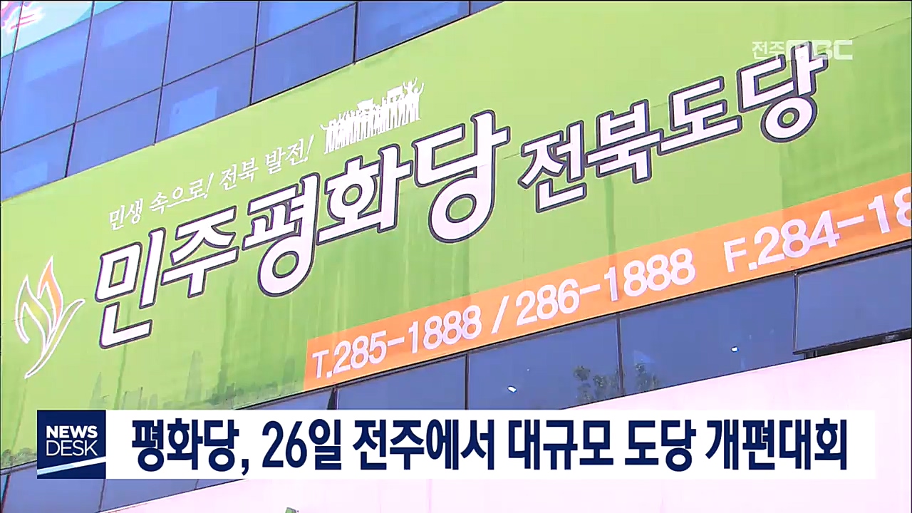 평화당 대의원회의