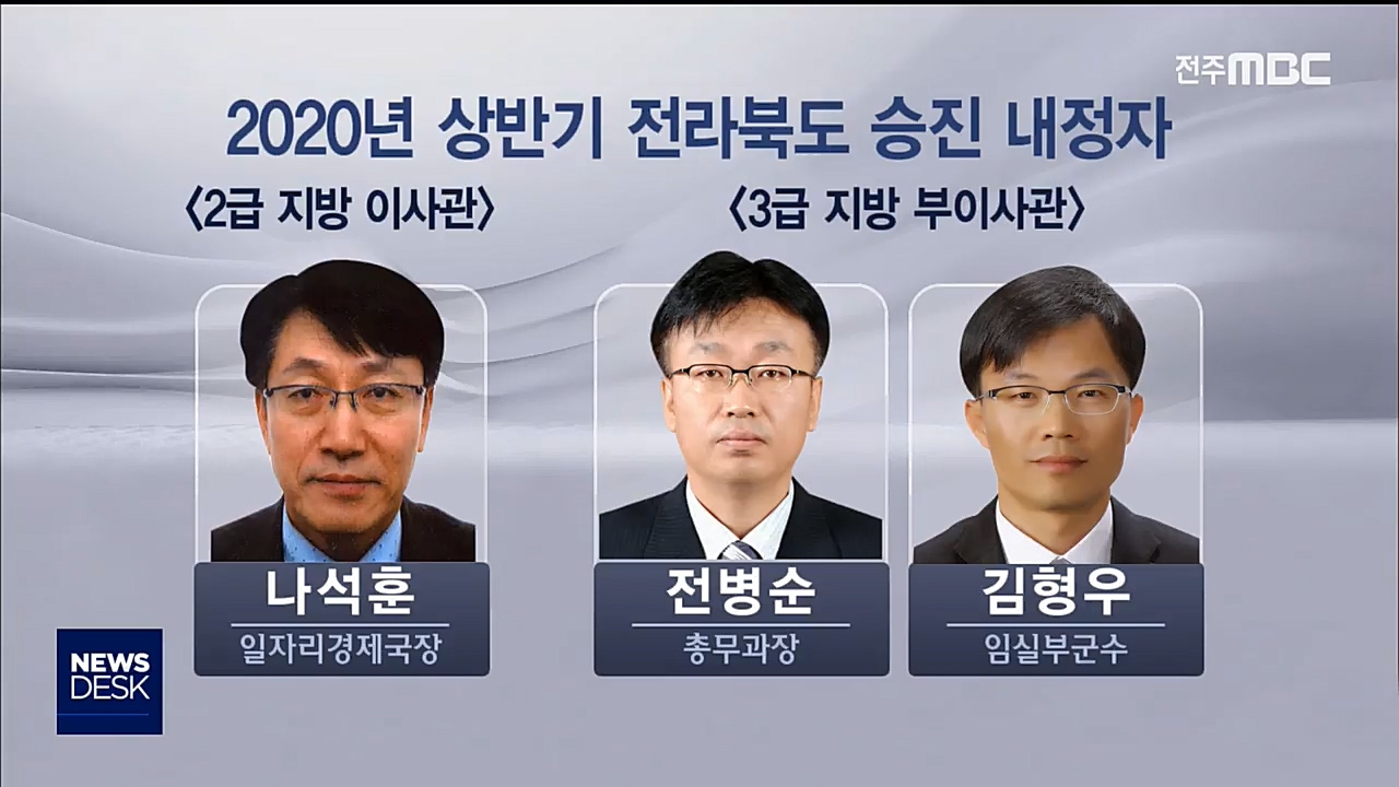 도 상반기 정기인사