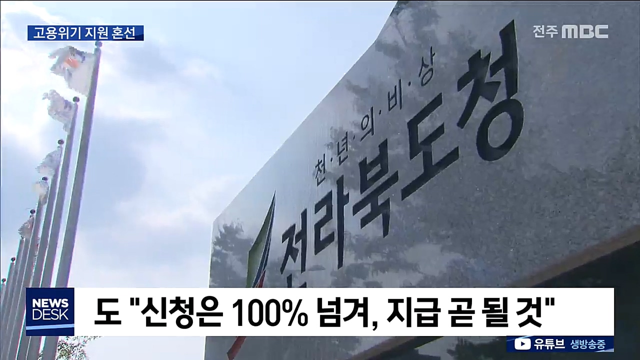 1달 반 동안 집행률 50%..고용위기 지원 터덕