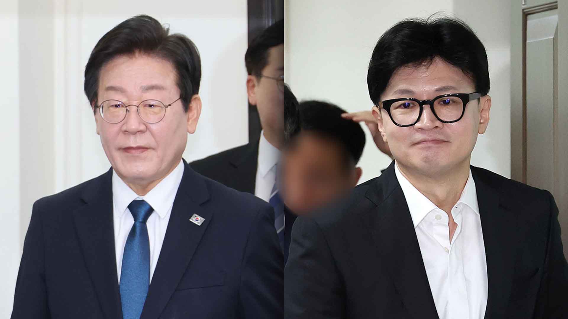 한동훈-이재명, 25일 국회서 여야 당대표 회담