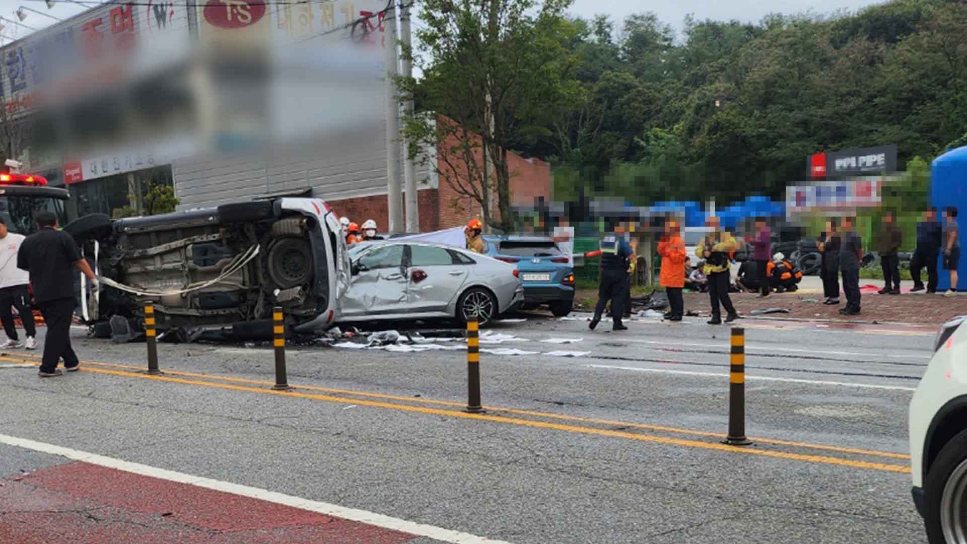 차량 5대 추돌 등 교통 사고 잇따라.. 심정지 등 부상