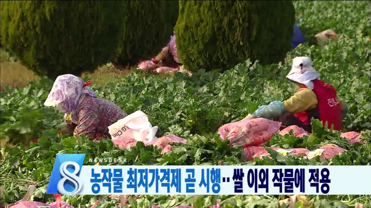 농산물 최저가격제