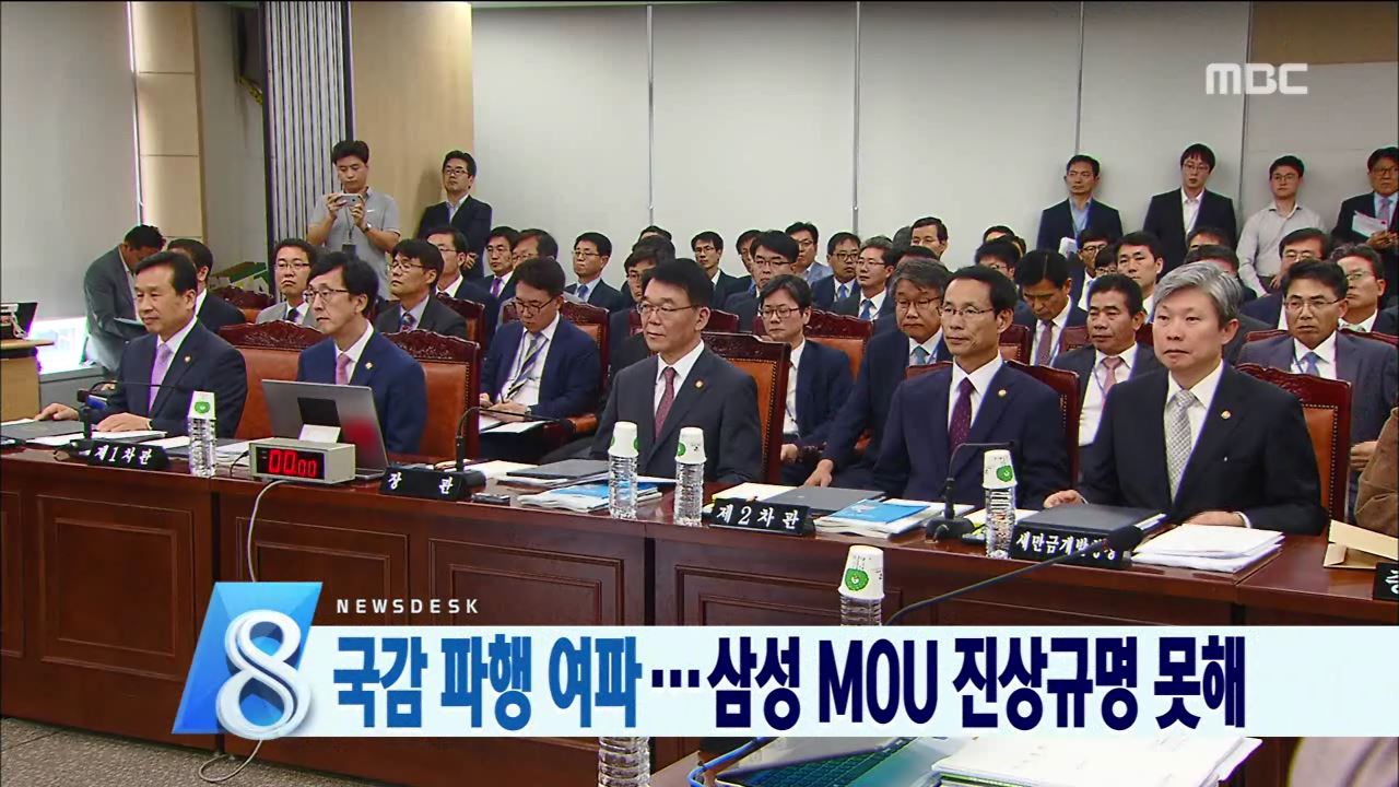 새만금 개발청 국감